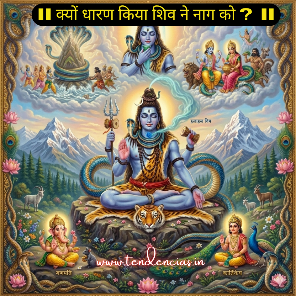 महाकाल का आभूषण: नागराज वासुकी II क्यों धारण किया नाग को अपने गले में ?